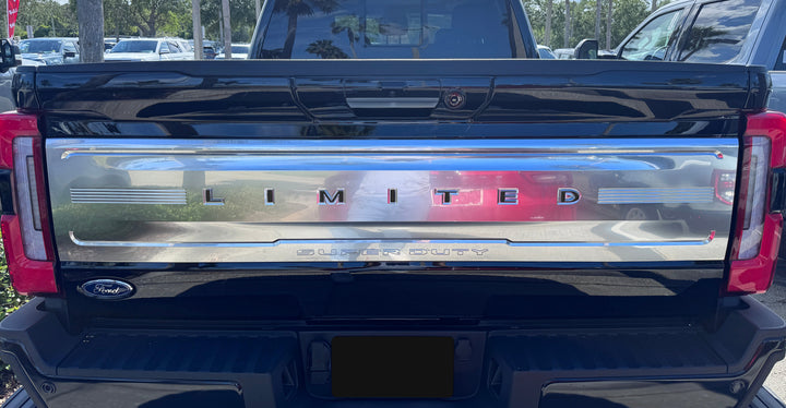 Limited Tailgate Letter Overlays Fits 2023-2025 Ford Super Duty Limited
