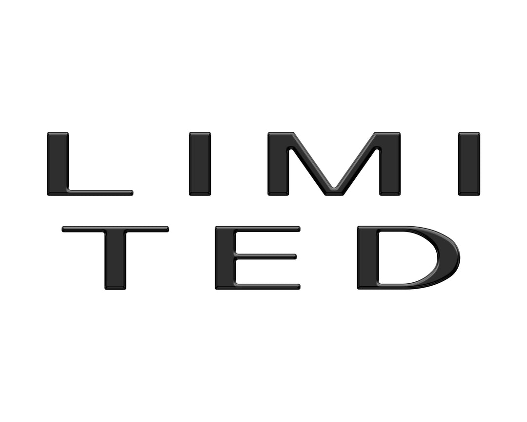 Limited Tailgate Letter Overlays Fits 2023-2025 Ford Super Duty Limited