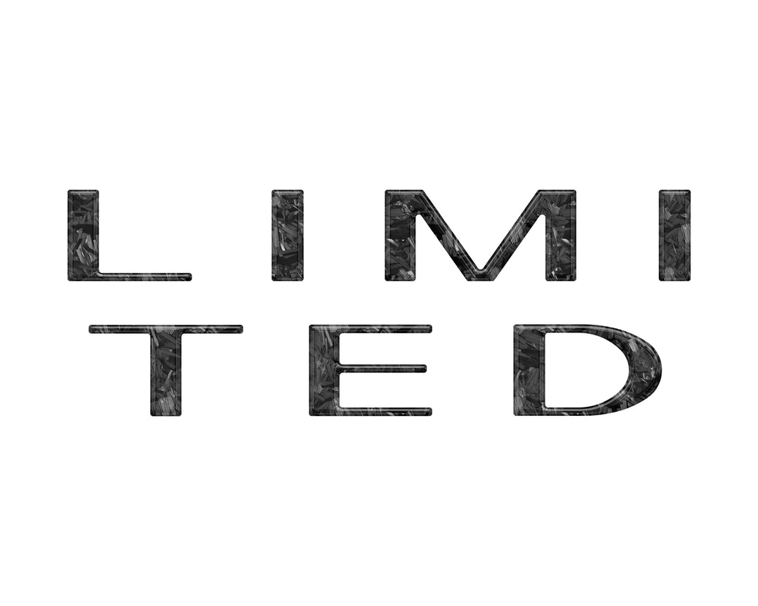 Limited Tailgate Letter Overlays Fits 2023-2025 Ford Super Duty Limited