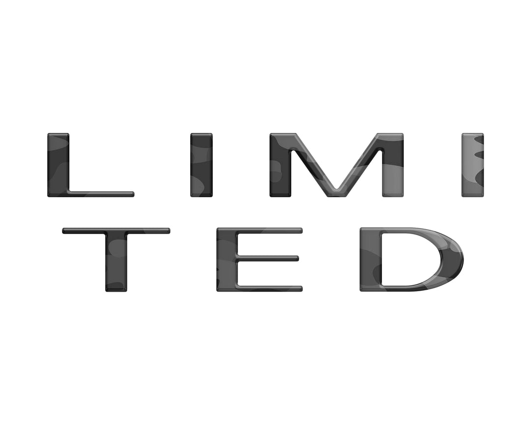 Limited Tailgate Letter Overlays Fits 2023-2025 Ford Super Duty Limited