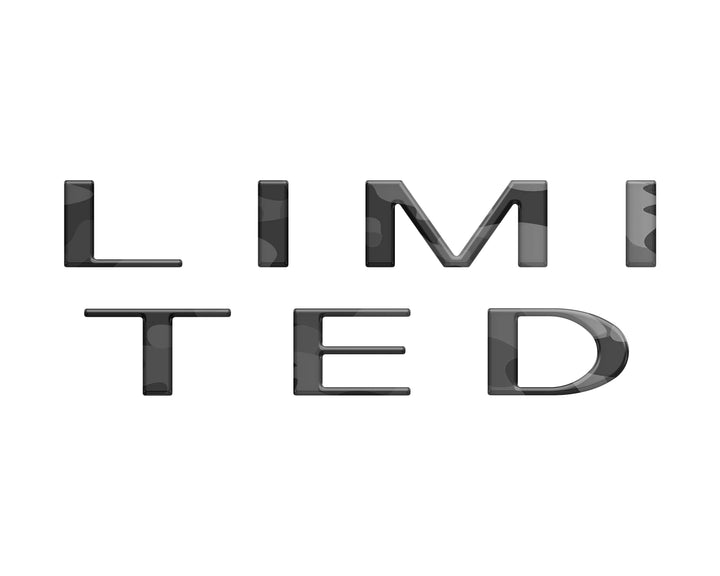 Limited Tailgate Letter Overlays Fits 2023-2025 Ford Super Duty Limited