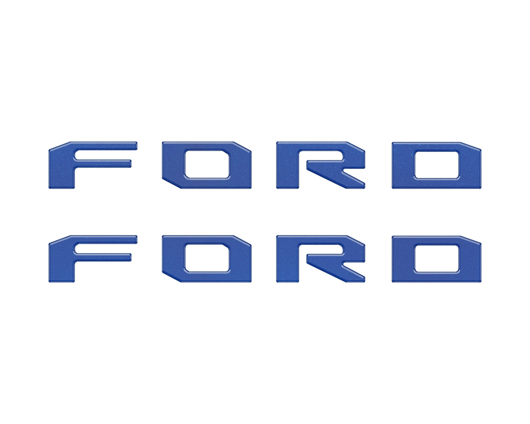 Running Board Letters Fits 2023-2026 Ford Super Duty &amp; F-150 Crew Cab