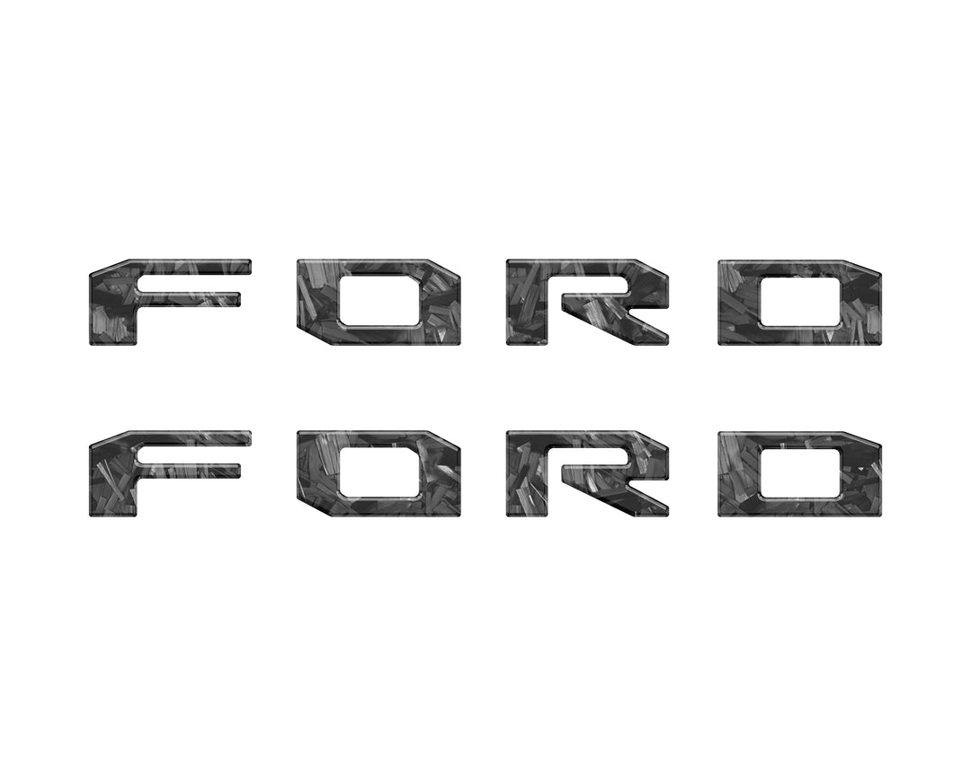Running Board Letters Fits 2023-2025 Ford Super Duty & F-150
