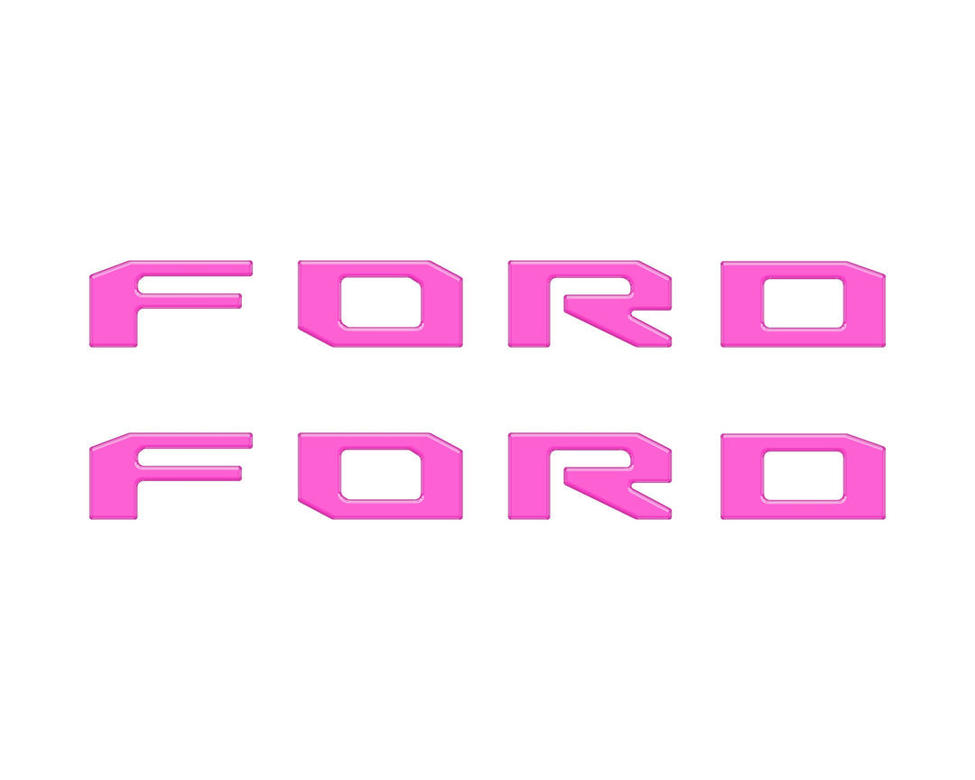 Running Board Letters Fits 2023-2025 Ford Super Duty & F-150