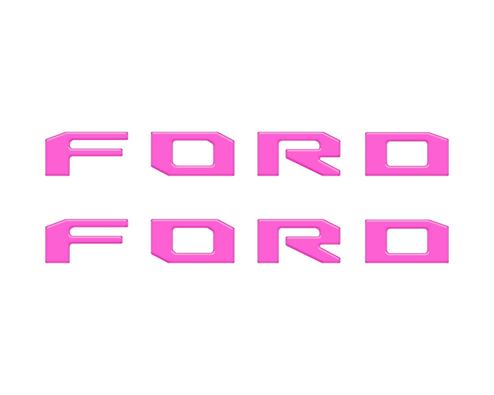Running Board Letters Fits 2023-2025 Ford Super Duty & F-150