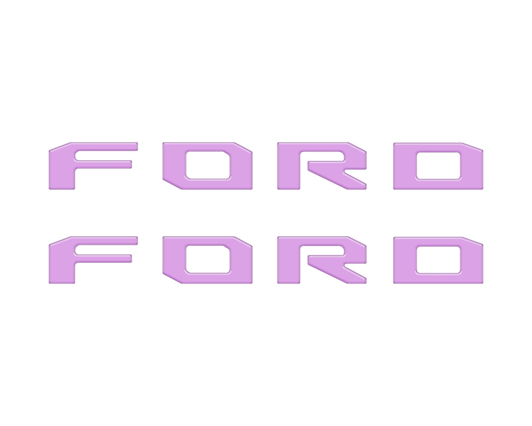 Running Board Letters Fits 2023-2025 Ford Super Duty & F-150