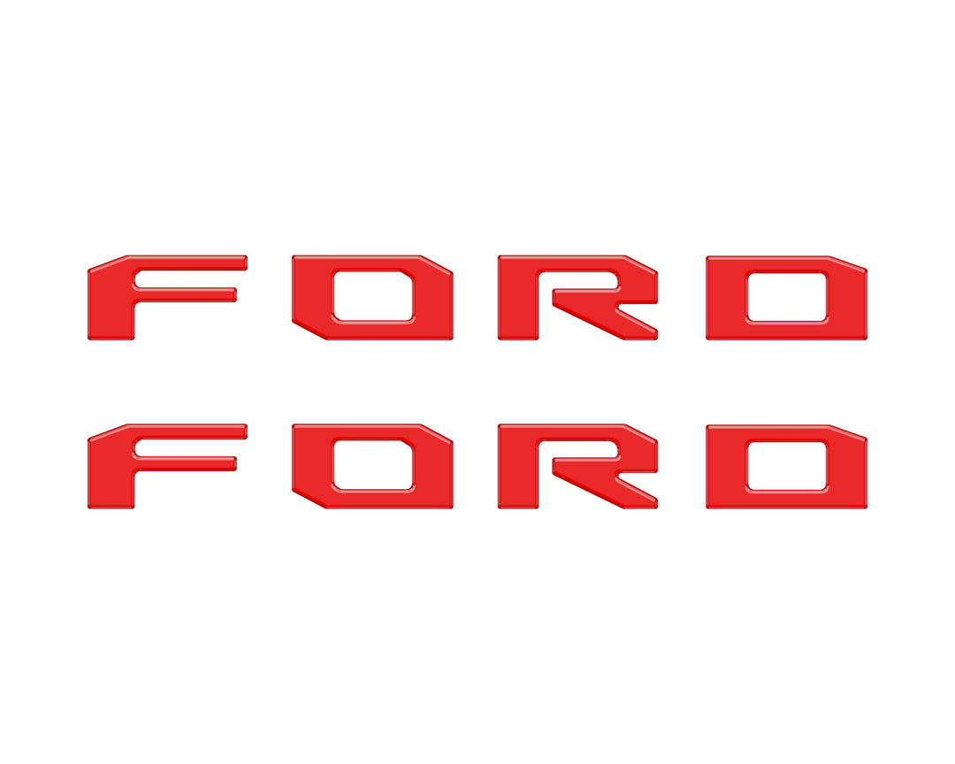 Running Board Letters Fits 2023-2025 Ford Super Duty & F-150