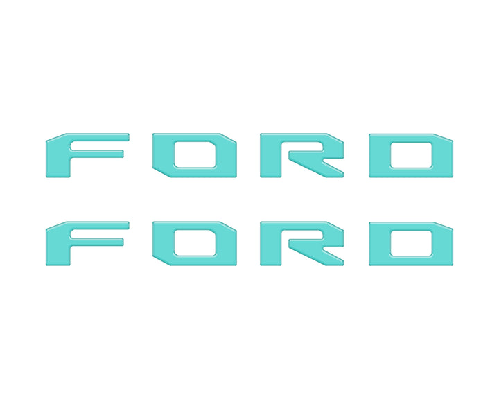 Running Board Letters Fits 2023-2025 Ford Super Duty & F-150