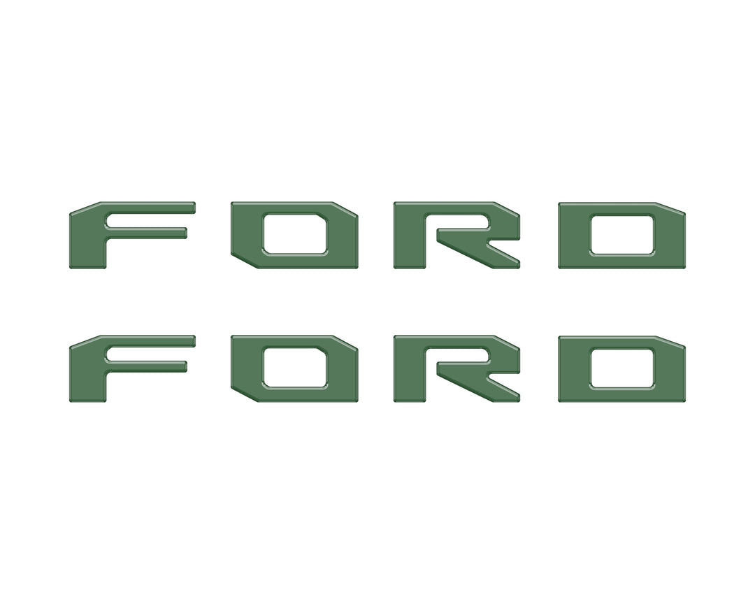 Running Board Letters Fits 2023-2025 Ford Super Duty & F-150
