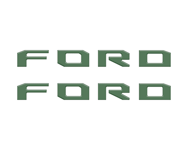 Running Board Letters Fits 2023-2025 Ford Super Duty & F-150