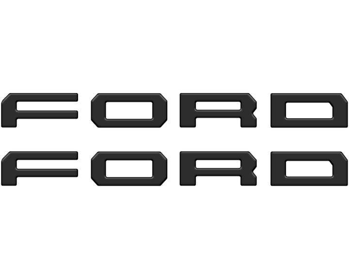 Running Board Letters Fits 2023-2025 Ford Super Duty & F-150
