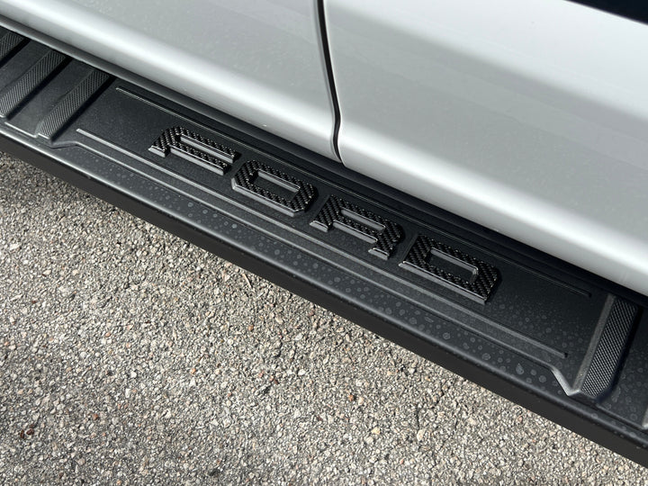 Running Board Letters Fits 2023-2025 Ford Super Duty & F-150