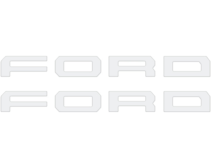 Running Board Letters Fits 2023-2025 Ford Super Duty & F-150