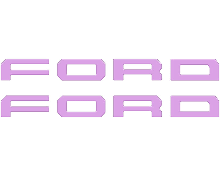 Running Board Letters Fits 2023-2025 Ford Super Duty & F-150