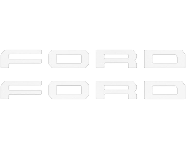 Running Board Letters Fits 2023-2025 Ford Super Duty & F-150