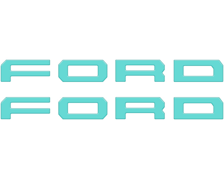 Running Board Letters Fits 2023-2025 Ford Super Duty & F-150
