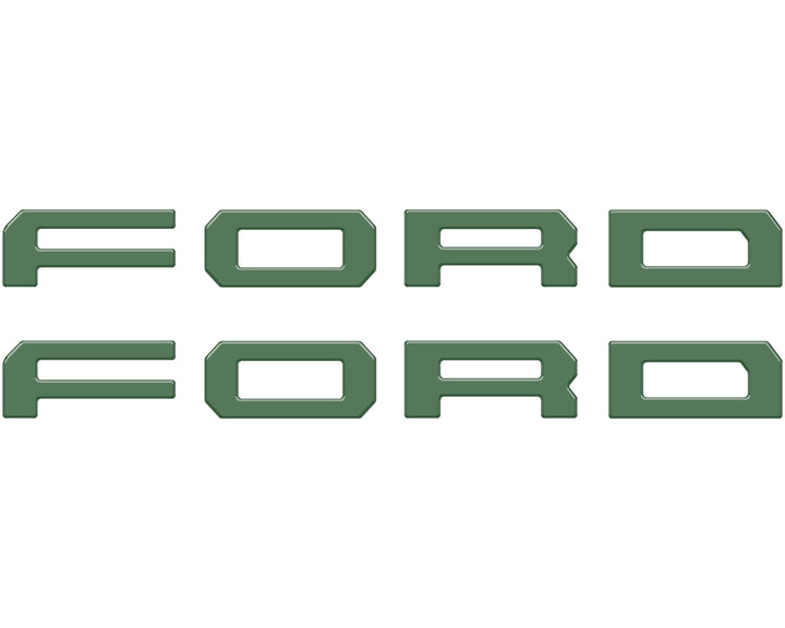 Running Board Letters Fits 2023-2025 Ford Super Duty & F-150