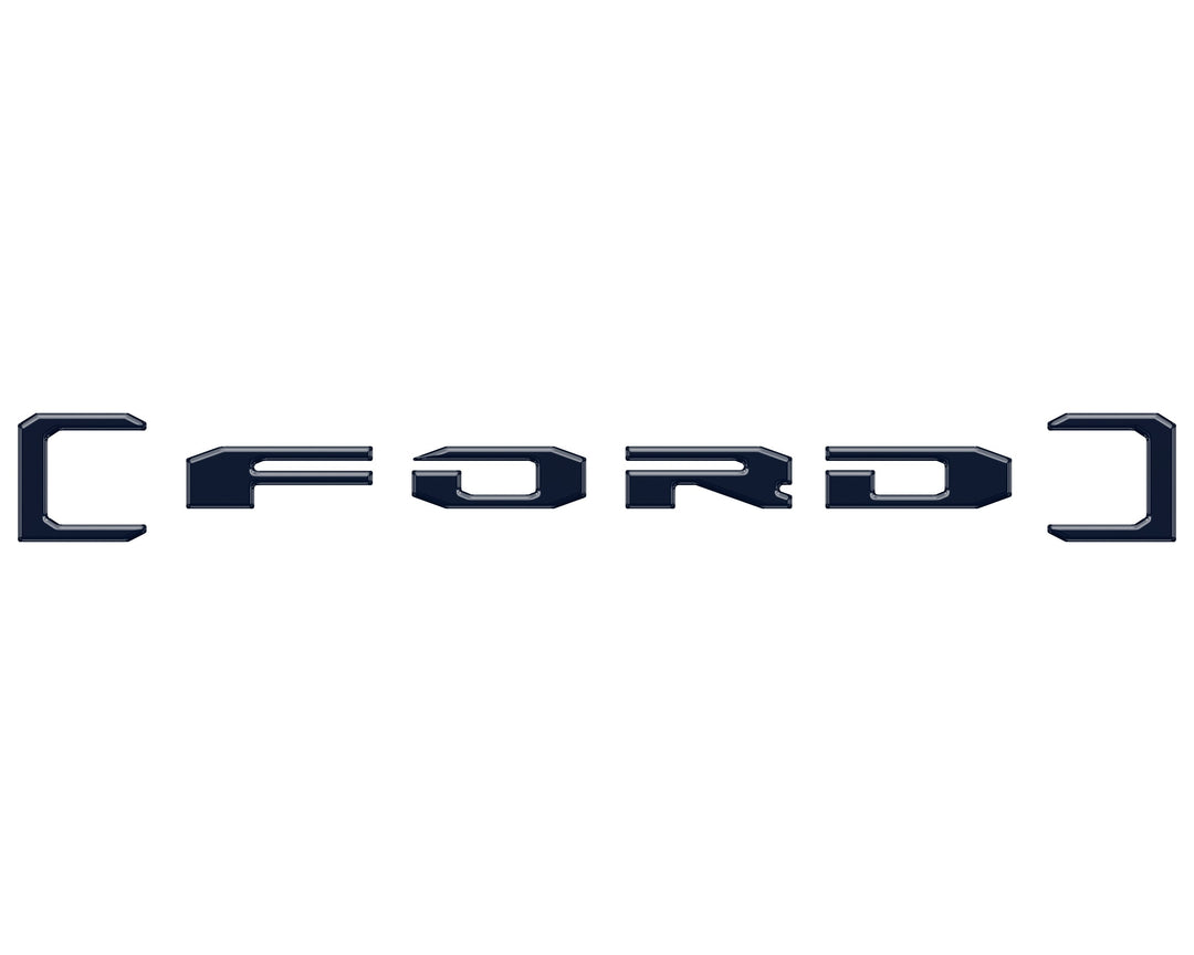 Upper Glove Box Letter Overlays Fits 2023-2025 Ford Super Duty