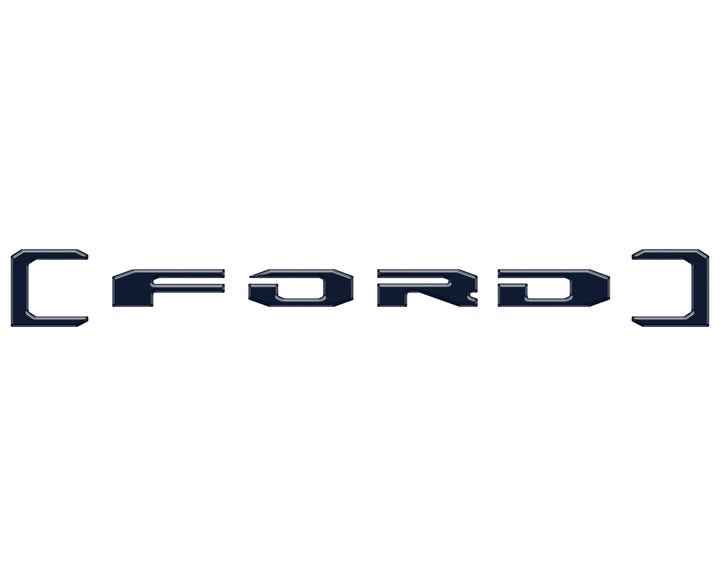 Upper Glove Box Letter Overlays Fits 2023-2025 Ford Super Duty