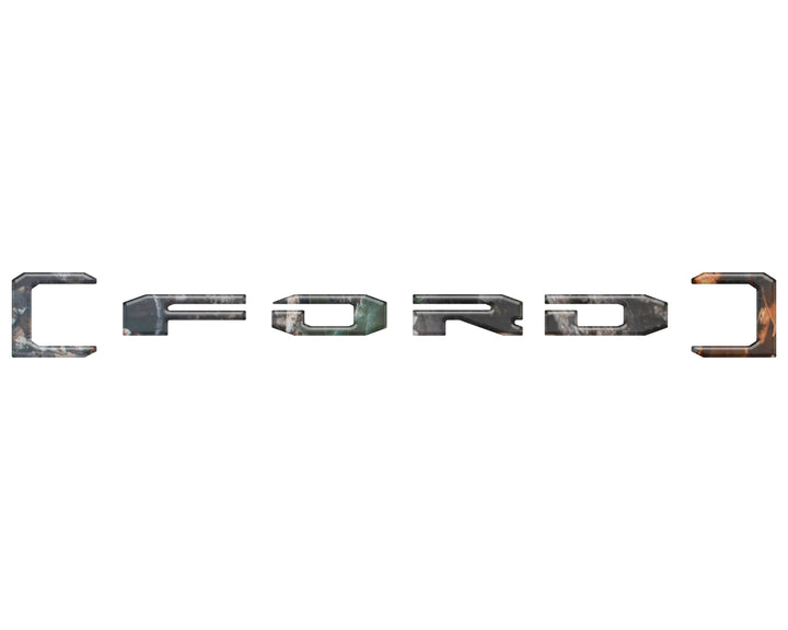 Upper Glove Box Letter Overlays Fits 2023-2025 Ford Super Duty