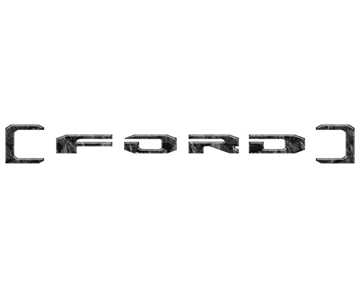 Upper Glove Box Letter Overlays Fits 2023-2025 Ford Super Duty