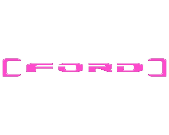 Upper Glove Box Letter Overlays Fits 2023-2025 Ford Super Duty