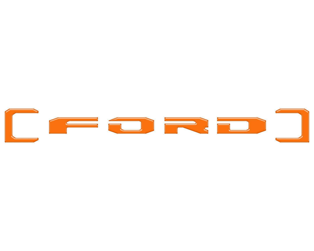 Upper Glove Box Letter Overlays Fits 2023-2025 Ford Super Duty