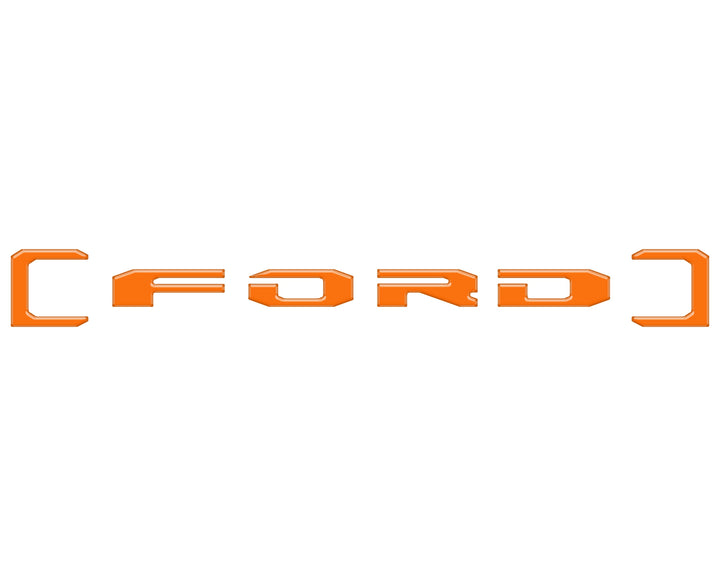 Upper Glove Box Letter Overlays Fits 2023-2025 Ford Super Duty