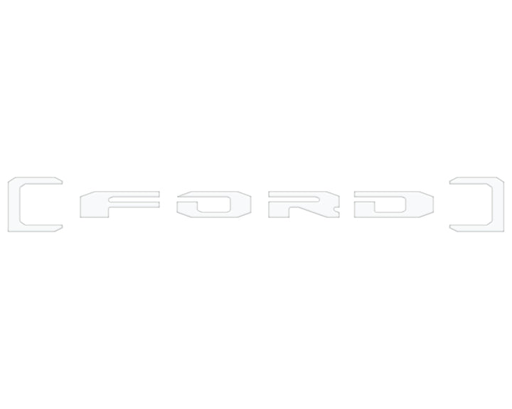 Upper Glove Box Letter Overlays Fits 2023-2025 Ford Super Duty