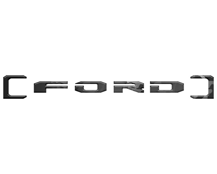 Upper Glove Box Letter Overlays Fits 2023-2025 Ford Super Duty