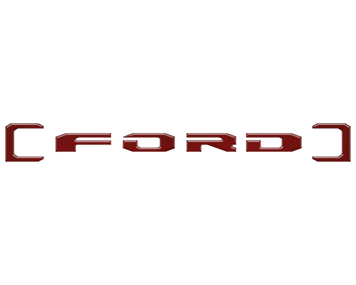 Upper Glove Box Letter Overlays Fits 2023-2025 Ford Super Duty