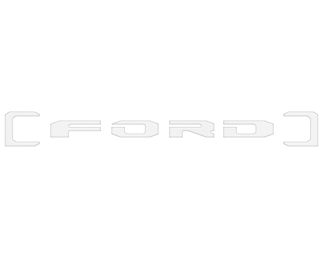 Upper Glove Box Letter Overlays Fits 2023-2025 Ford Super Duty