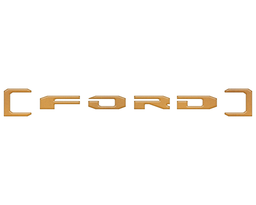 Upper Glove Box Letter Overlays Fits 2023-2025 Ford Super Duty