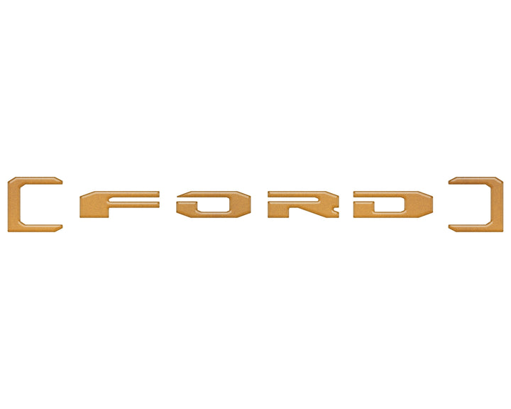Upper Glove Box Letter Overlays Fits 2023-2025 Ford Super Duty