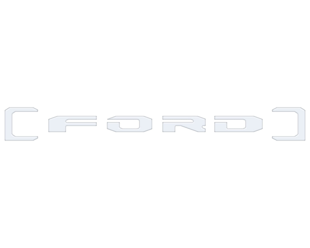 Upper Glove Box Letter Overlays Fits 2023-2025 Ford Super Duty