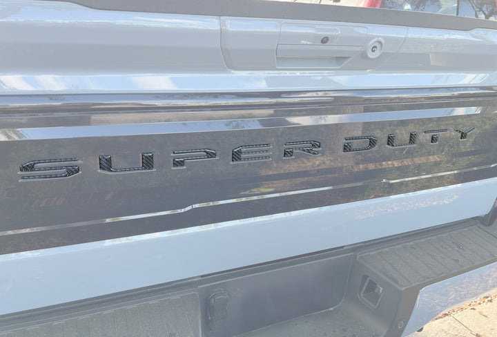 Tailgate Letter Inserts Fits 2025-2025 Ford Super Duty Platinum