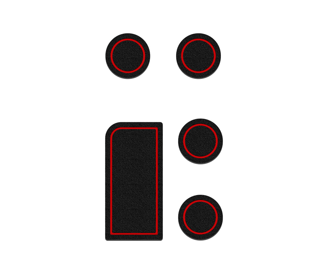 Center Console Foam Inserts Fits 2023-2025 Ford Super Duty