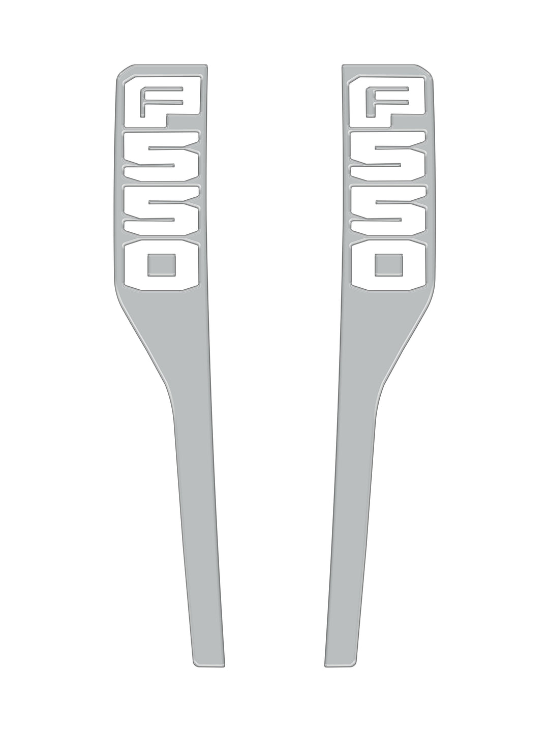 Front Fender Emblem Overlays Fits 2023-2026 Ford Super Duty