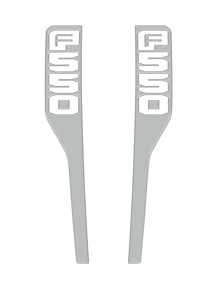 Front Fender Emblem Overlays Fits 2023-2026 Ford Super Duty