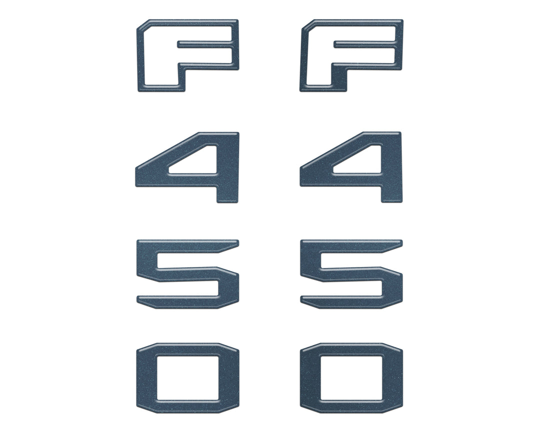 Fender Badge Letter Overlays Fits 2023-2026 Ford Super Duty