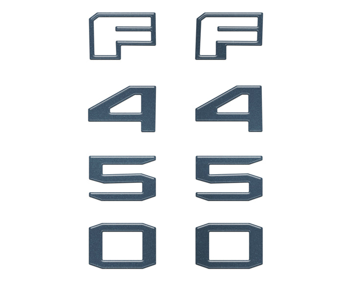 Fender Badge Letter Overlays Fits 2023-2026 Ford Super Duty