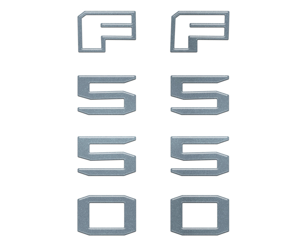 Fender Badge Letter Overlays Fits 2023-2026 Ford Super Duty