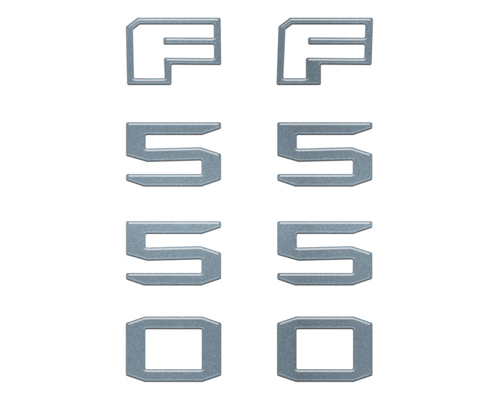 Fender Badge Letter Overlays Fits 2023-2026 Ford Super Duty