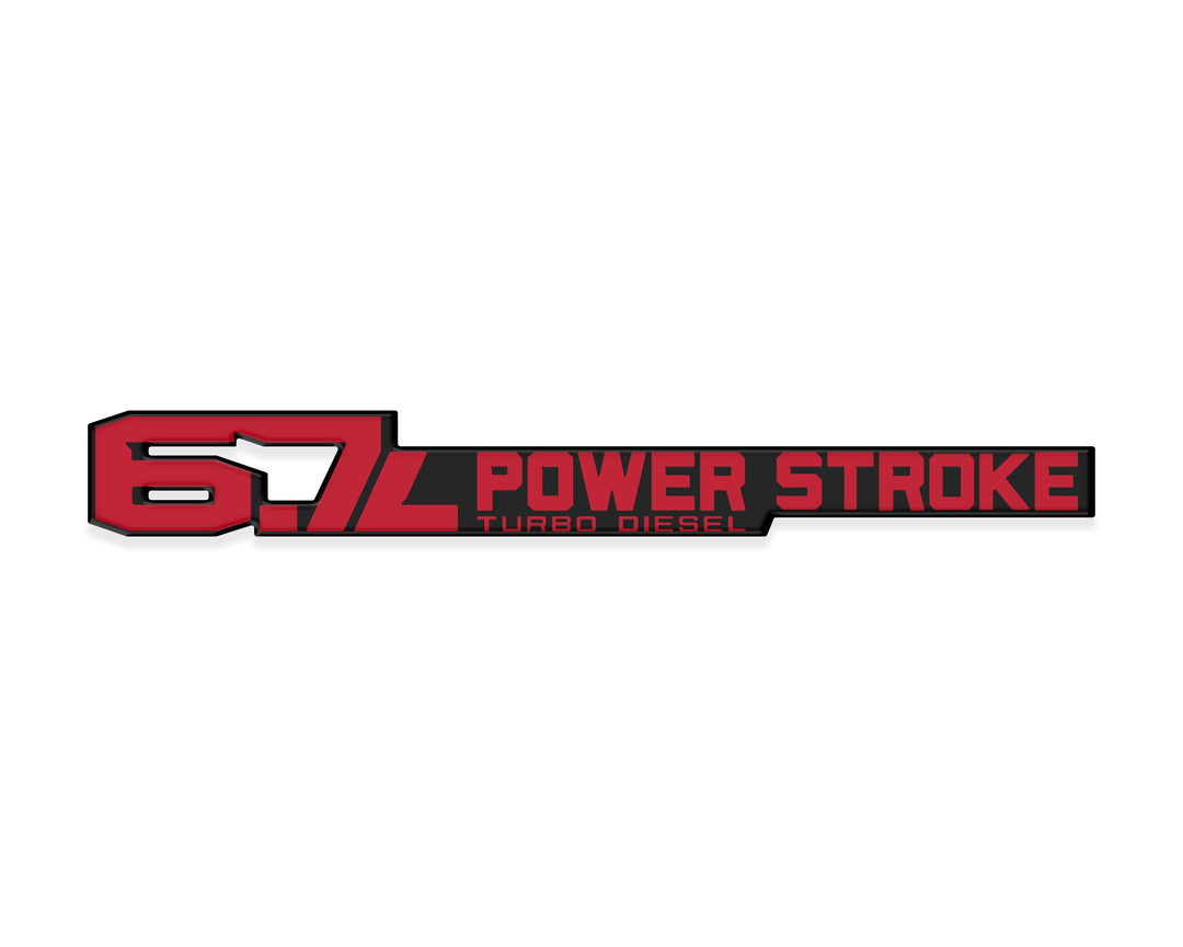 6.7 Power Stroke Badge Fits 2011-2026 Ford Super Duty
