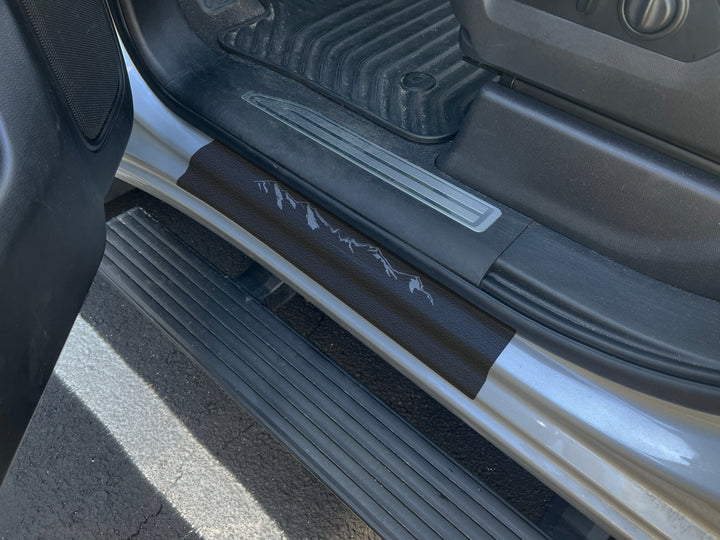 Door Sill Protection Overlays Fits 2014-2025 Chevrolet Silverado + Silverado HD