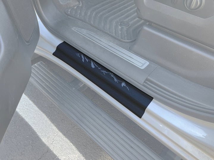 Door Sill Protection Overlays Fits 2014-2025 Chevrolet Silverado + Silverado HD