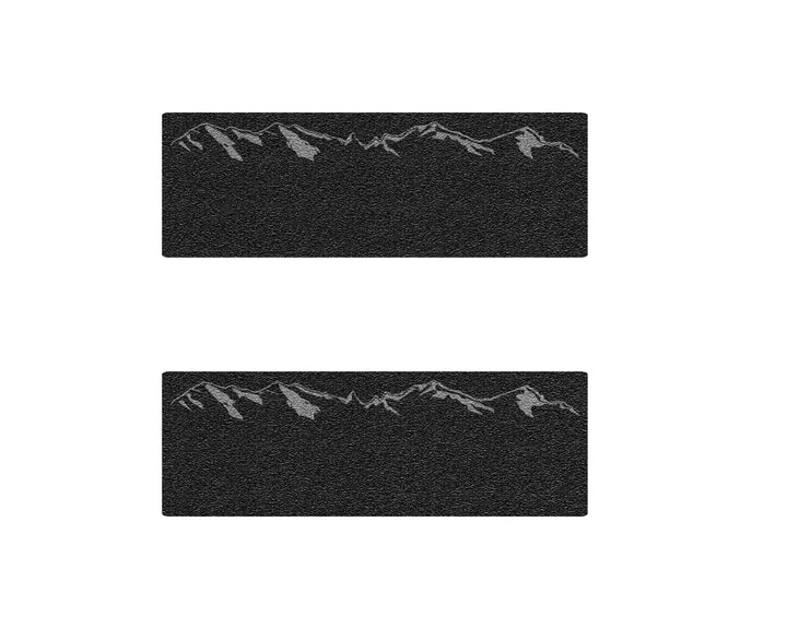 Door Sill Protection Overlays Fits 2014-2025 Chevrolet Silverado + Silverado HD