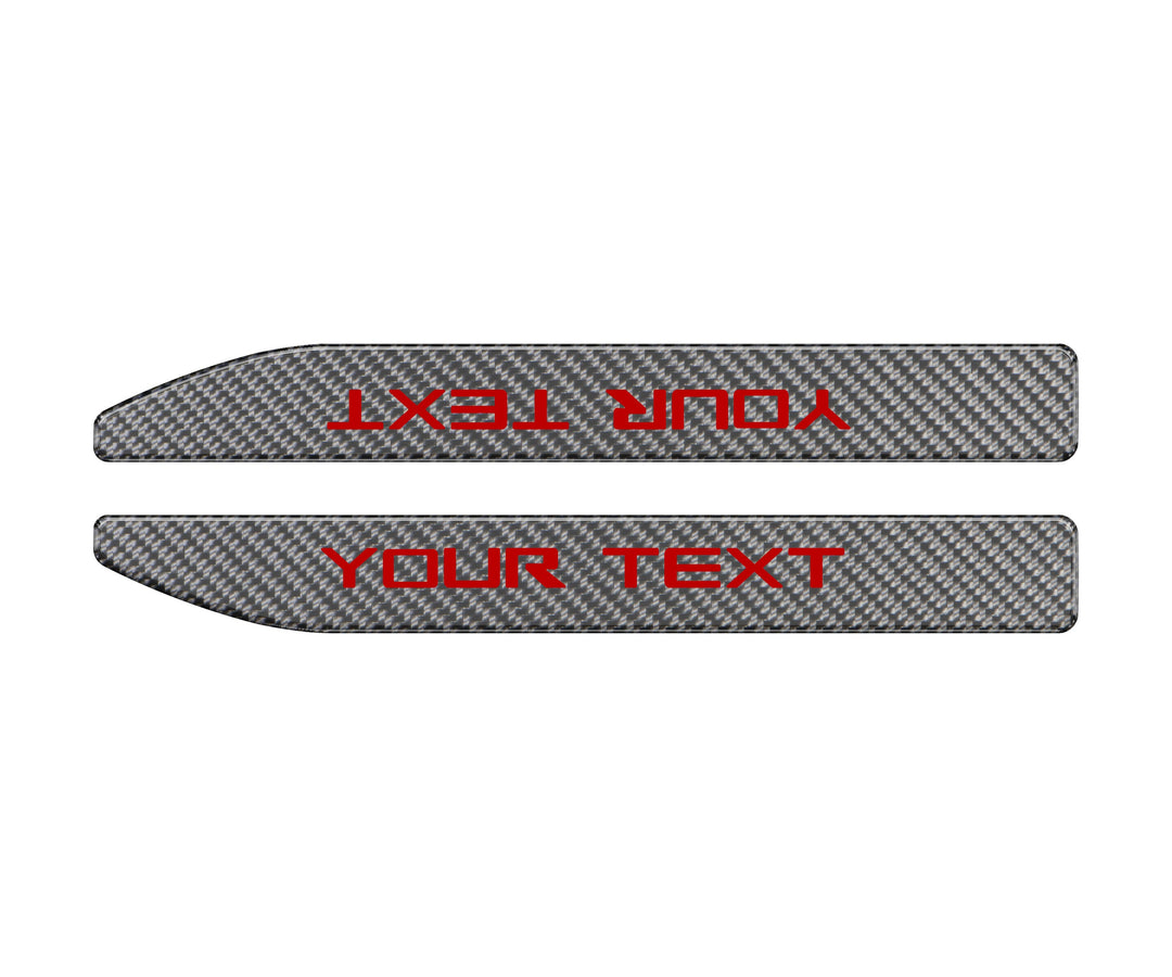 Door Sill Plate Overlays Fits 2019-2025 Chevrolet Silverado