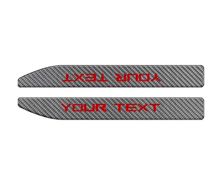 Door Sill Plate Overlays Fits 2019-2025 Chevrolet Silverado
