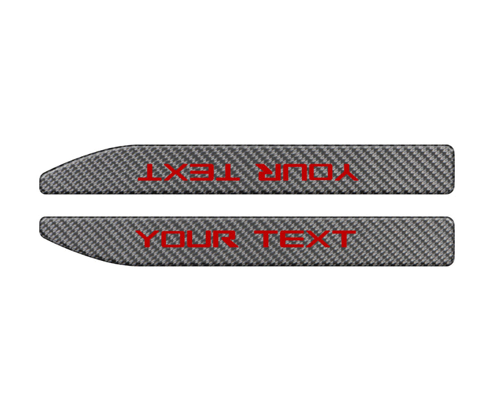 Door Sill Plate Overlays Fits 2019-2025 Chevrolet Silverado